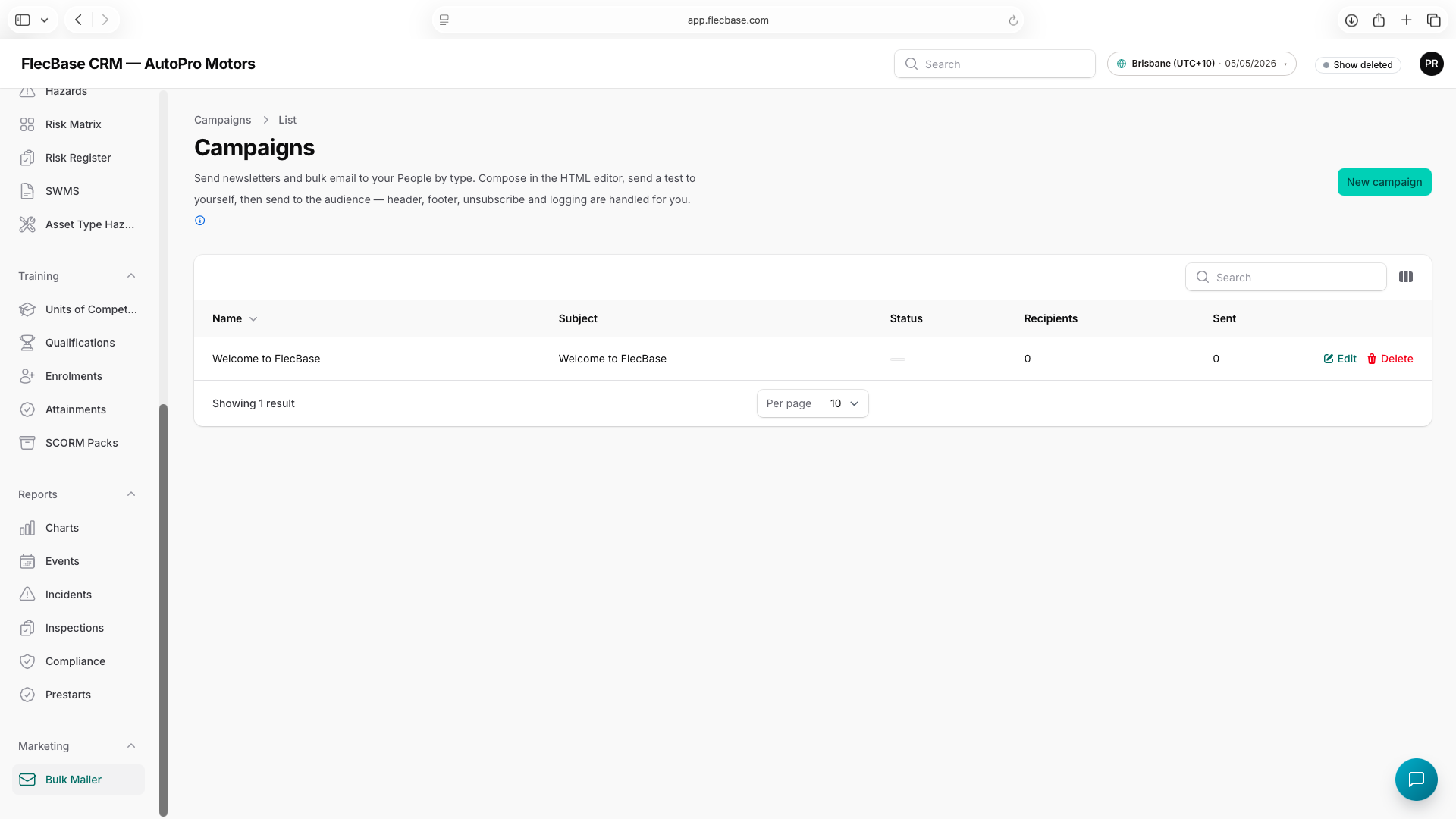 Bulk Mailer — overview