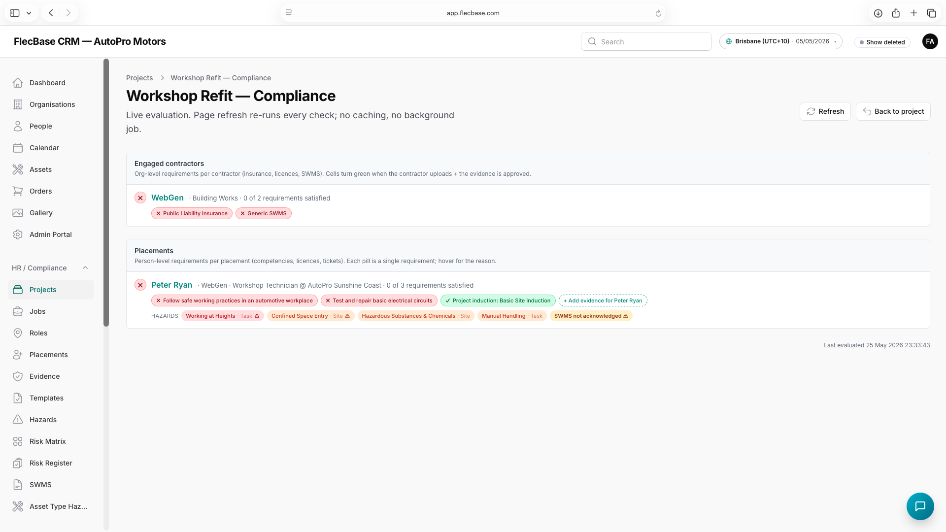 Projects — how to use