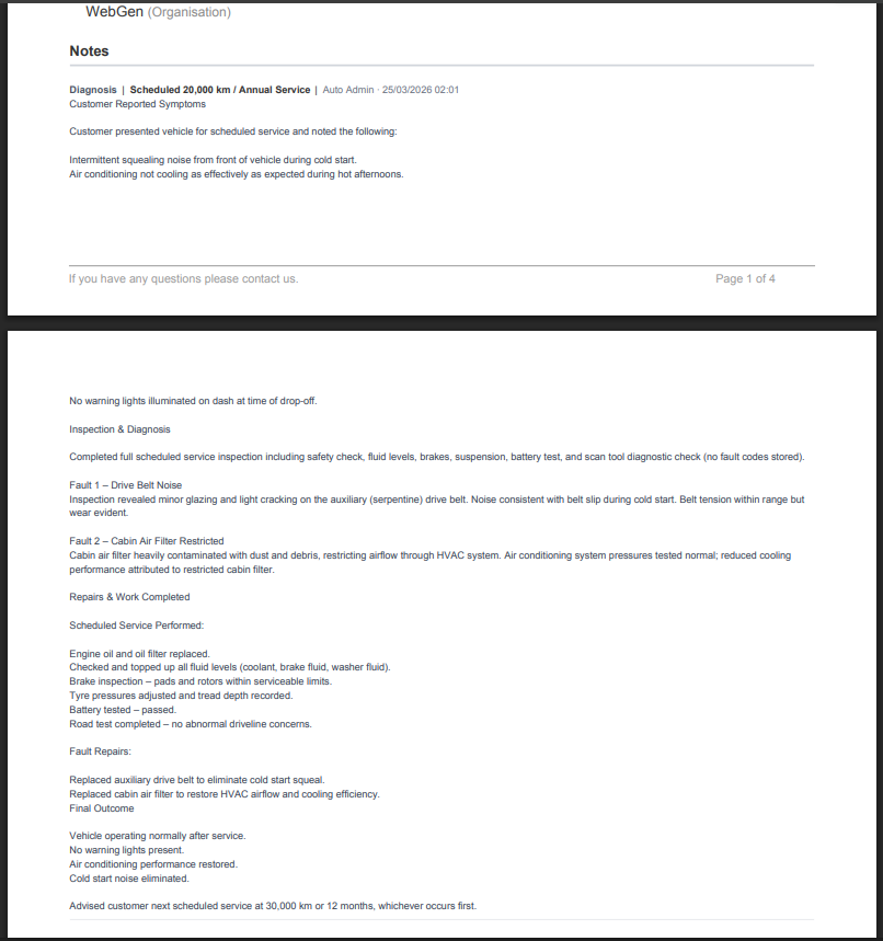 PDF page 2 — photos and notes